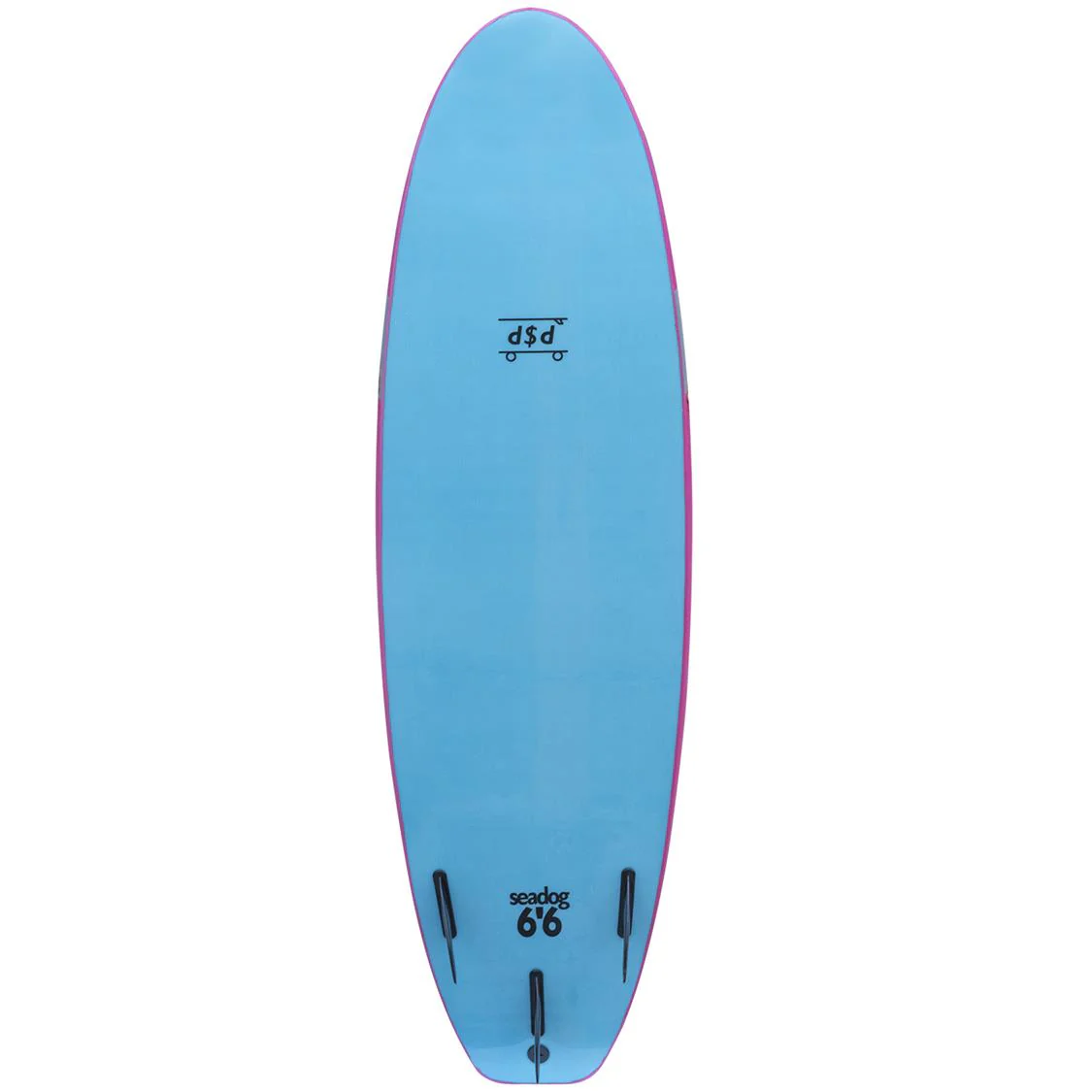 DOUBLE$DOWN Seadog Softboard 6 foot 6 Pink - Image 2