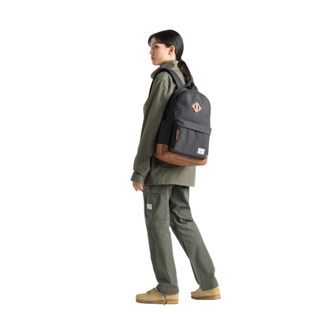 Herschel Heritage™ Backpack Black/Tan - Image 4