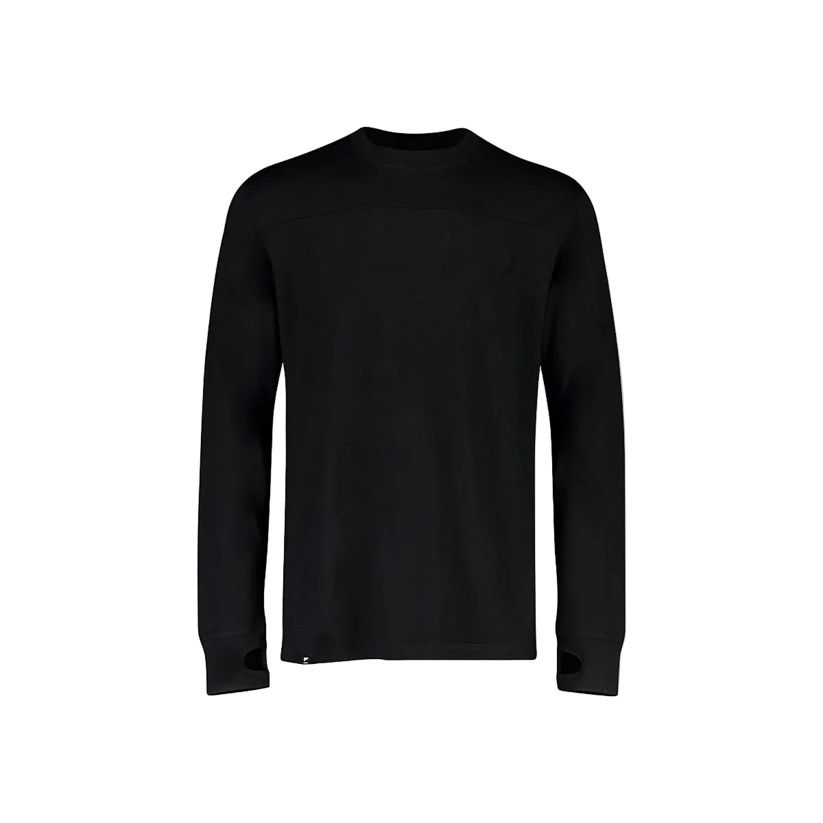 Mons Royale Unisex Yotei Merino Long Sleeve - Black - Image 5