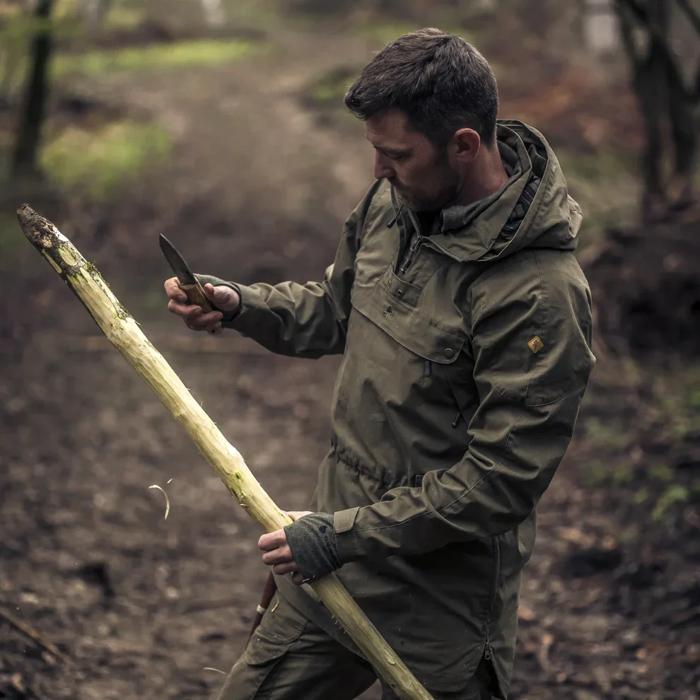 PINEWOOD® Mens Tikaani TC Dry Oilskin Stretch Anorak - Image 5