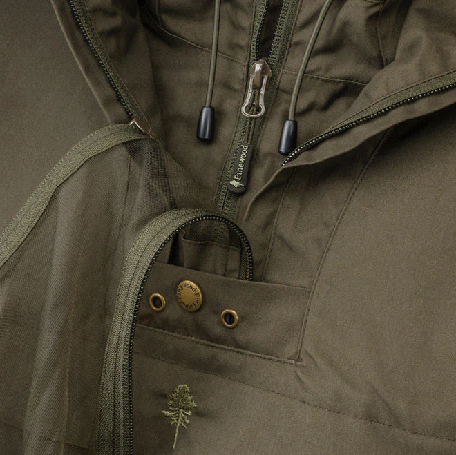 PINEWOOD® Mens Tikaani TC Dry Oilskin Stretch Anorak - Image 7
