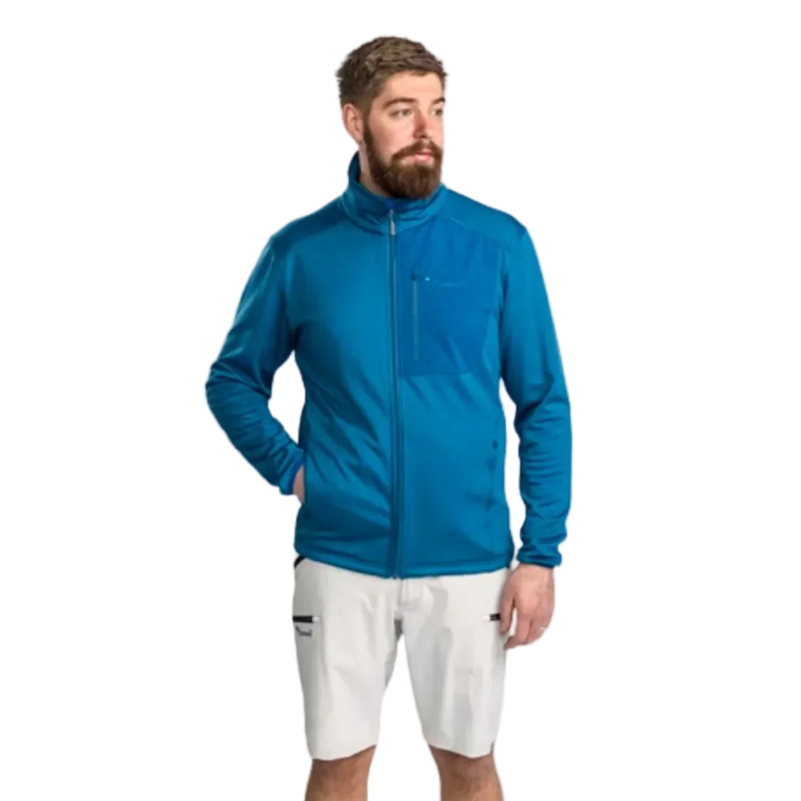 Pinewood Brenton Men's Power Fleece Aqua blue - Image 3