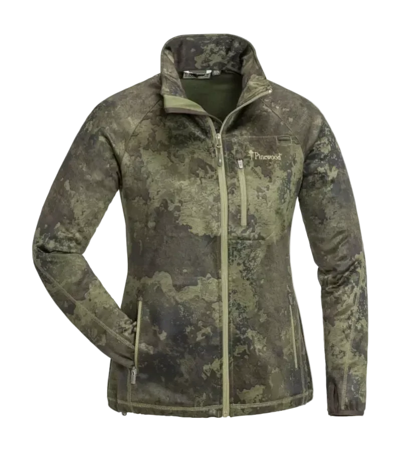 Pinewood Frazer Women's Softshell Fleece Jacket - Camo
