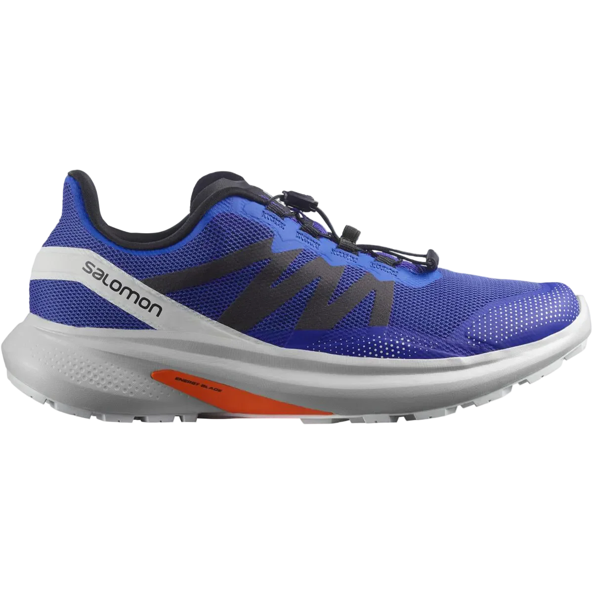 Salomon Men's Hypulse Shoe-Iridescent Blue Black Orange-8.5
