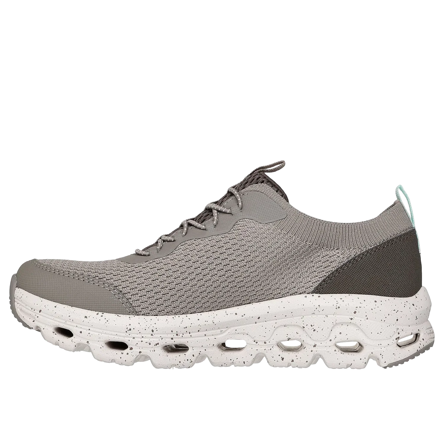 Skechers Womens Glide-Step - Memory Foam Insole - Grey / Light Brown - Image 4